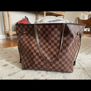 AUTHENTIC!! LV Neverfull mm Damier Ebene